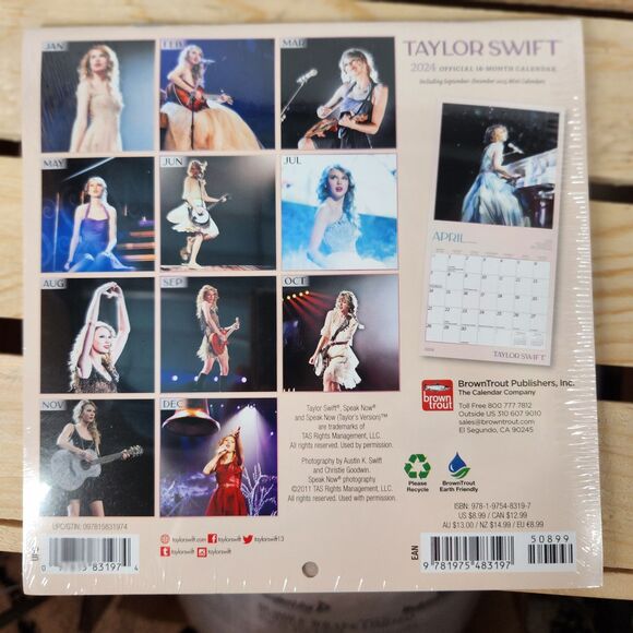 Taylor Swift 2024 Calendar - Picture 2 of 2